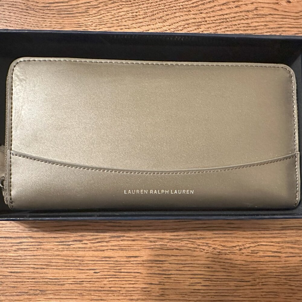 Brand New with tags in a box - Ralph Lauren wallet - Light Brownish/Tan